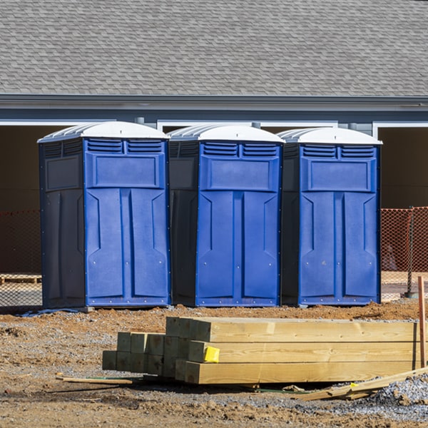 can i customize the exterior of the porta potties with my event logo or branding in Dorris CA